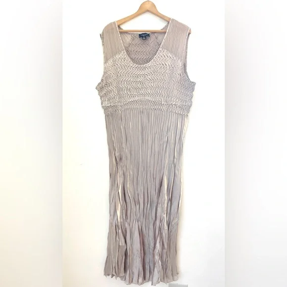 Vintage Women’s R&M Richards Champaign Dress Set Size 3X - Picture 3 of 6